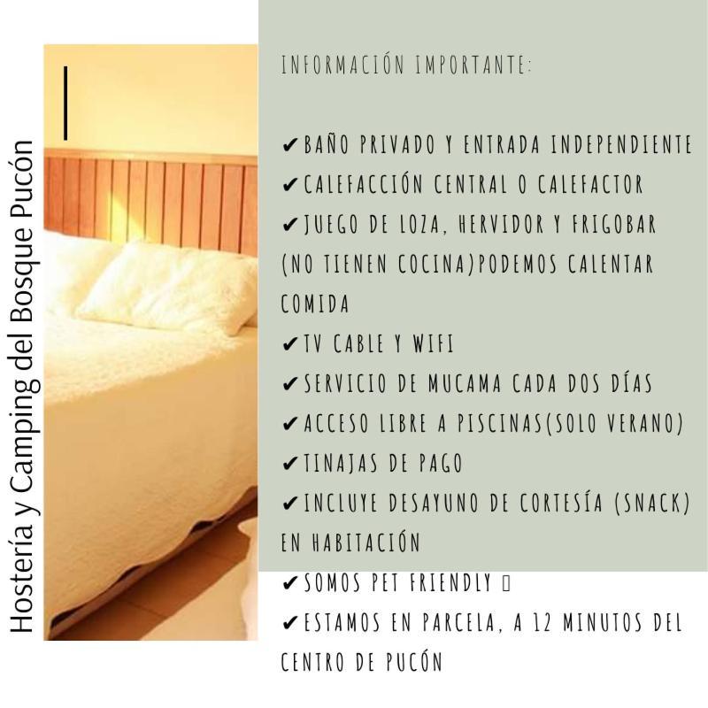 Hosteria Y Camping Del Bosque Pucón Екстериор снимка